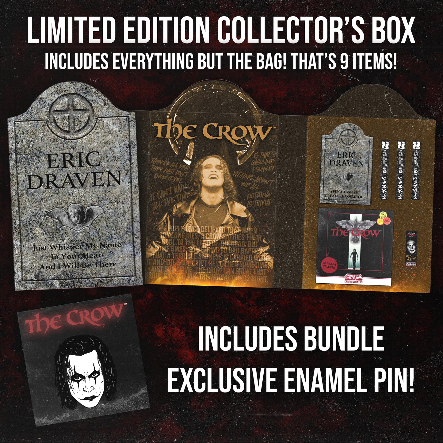 CAJA DE COLECCIONISTA DE EDICIÓN LIMITADA DE EL CUERVO