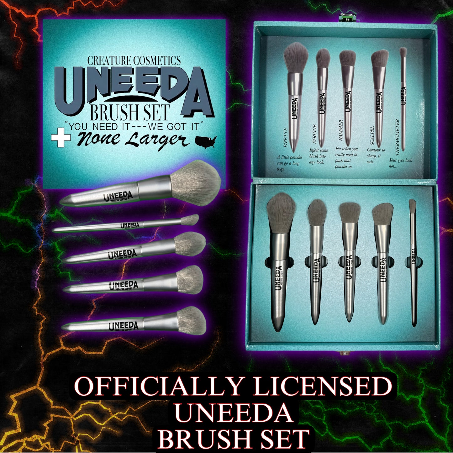 KIT DE CEPILLOS UNEEDA (LIQUIDACIÓN, NO SE ACEPTAN DEVOLUCIONES)