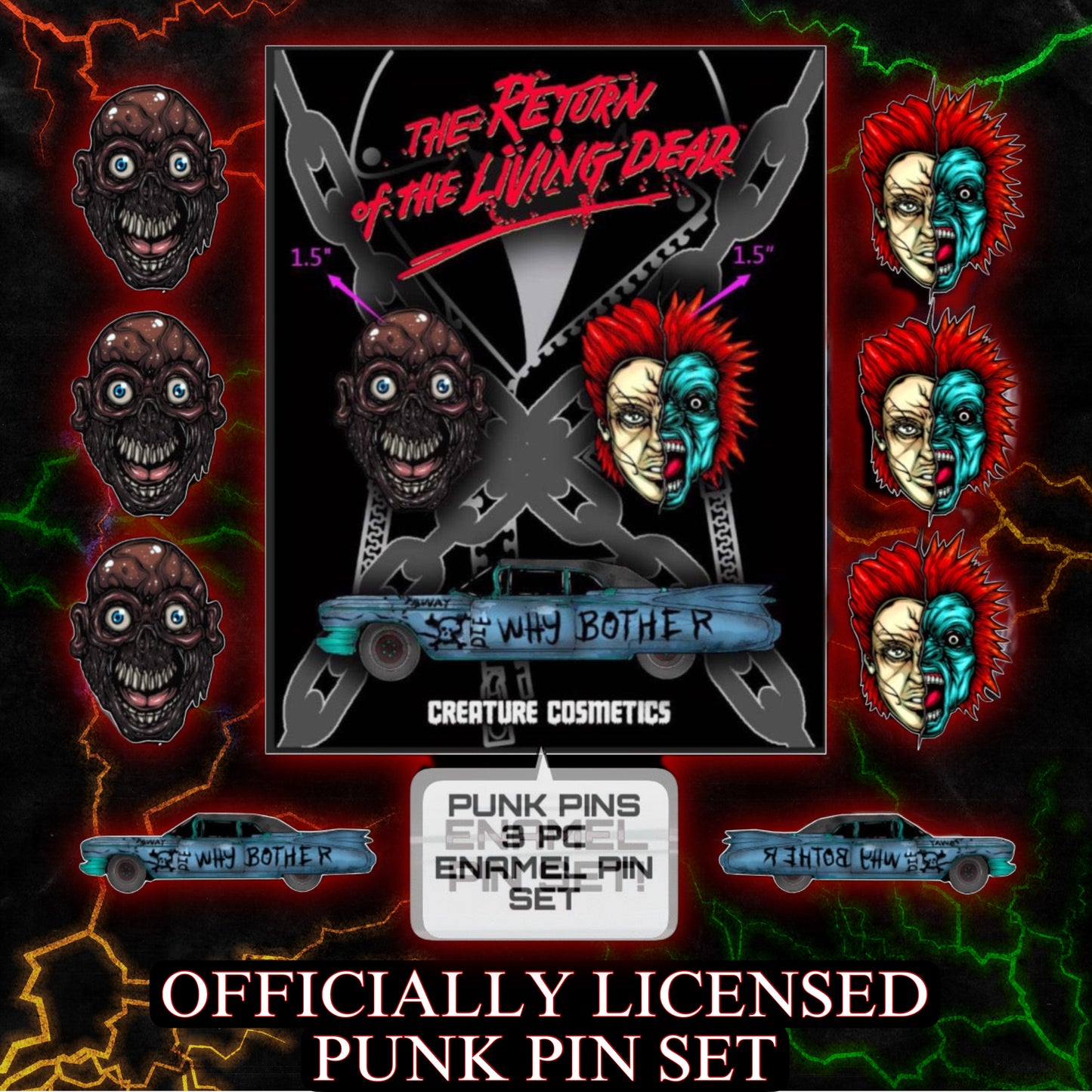 PUNK PINS (LAST CHANCE)
