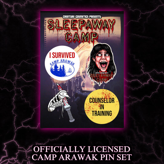 SLEEPAWAY CAMP PIN SET