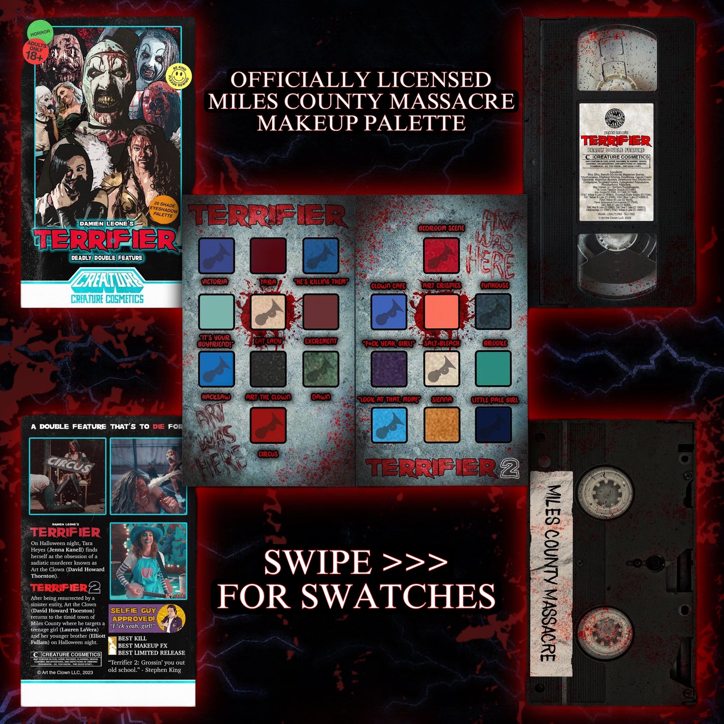 MILES COUNTY MASSACRE MAKEUP PALETTE (PRE-ORDER)