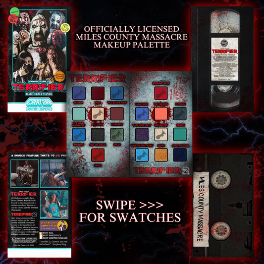 PALETA DE MAQUILLAJE MILES COUNTY MASSACRE (PRE-ORDEN)