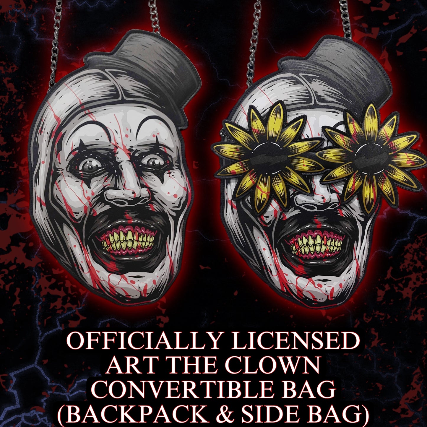ART THE CLOWN CONVERTIBLE BAG