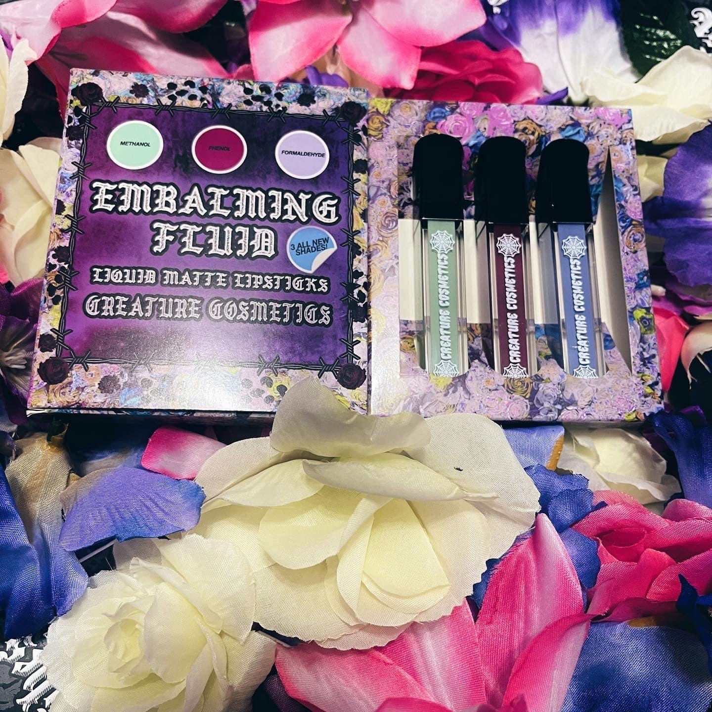 LÍQUIDO PARA EMBALSAMAR, SET DE LABIOS