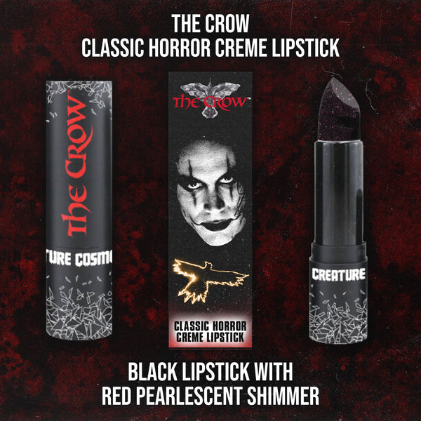 THE CROW CLASSIC HORROR CRÉME LIPSTICK – Creature Cosmetics LLC