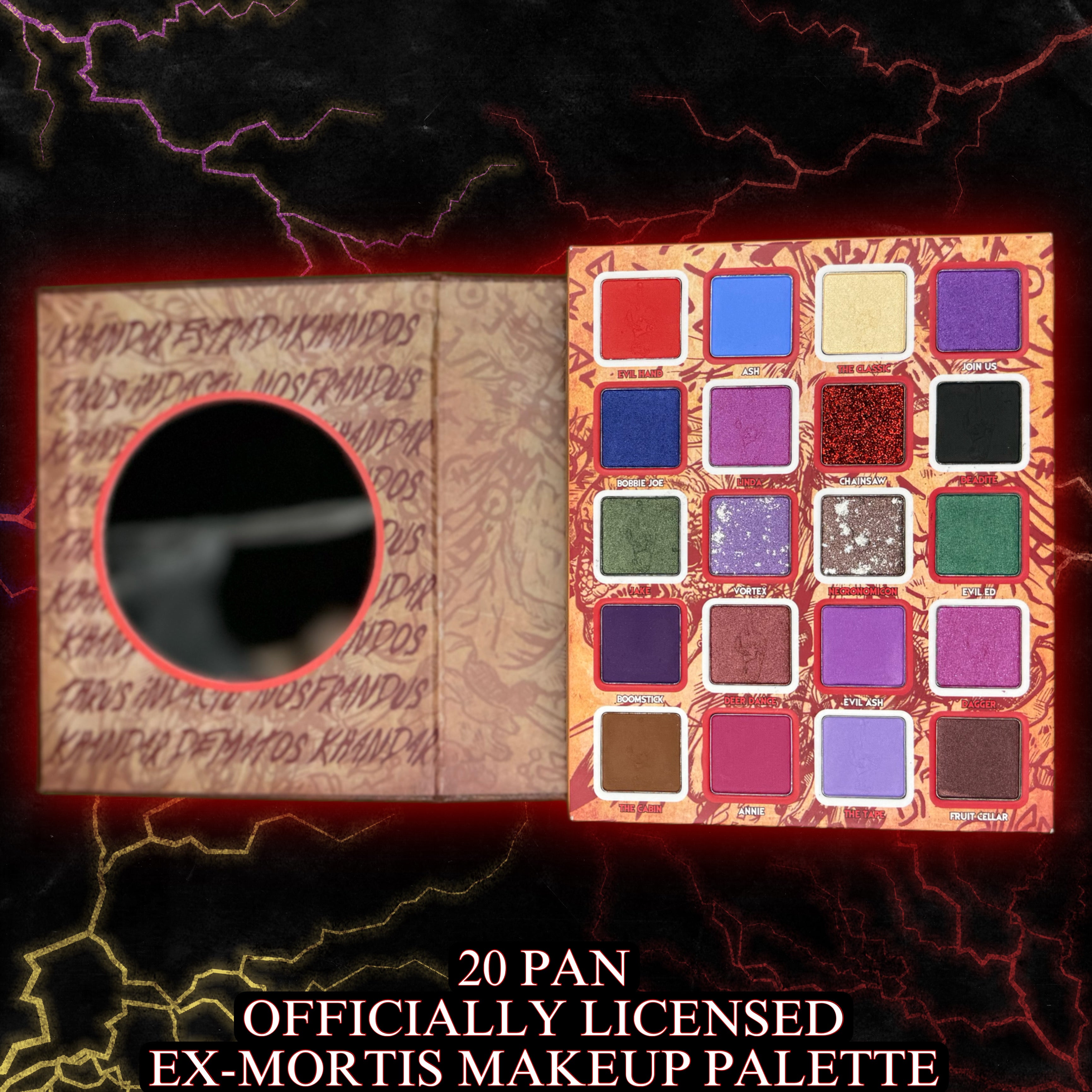 *NEW* Limited Edition DEADLY DESIRE sold Skull & Roses Eyeshadow Palette HALLOWEEN