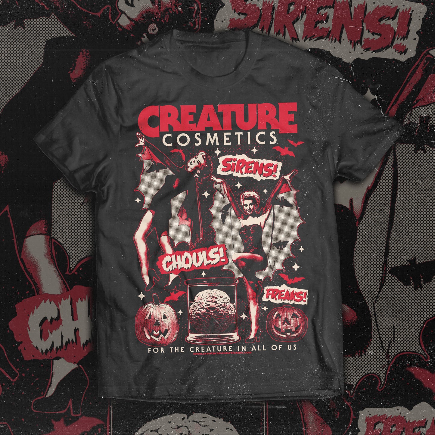 CAMISETA DE COSMÉTICOS CREATURE